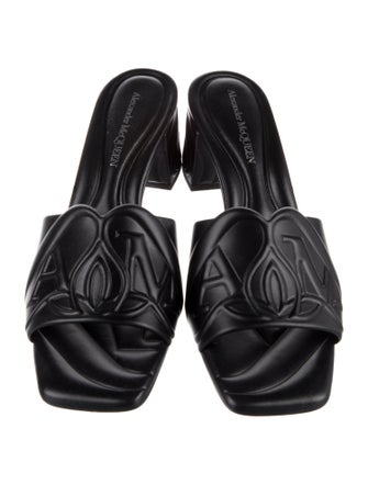 Alexander McQueen Leather Slides