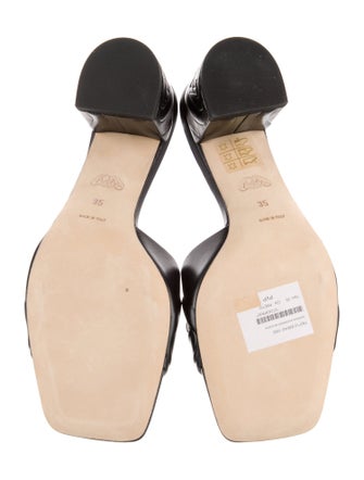 Alexander McQueen Leather Slides