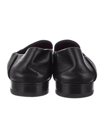 Alexander McQueen Velvet Grosgrain Trim Loafers