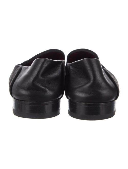 Alexander McQueen Velvet Grosgrain Trim Loafers
