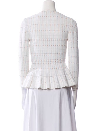 Alexander McQueen Striped V-Neck Sweater