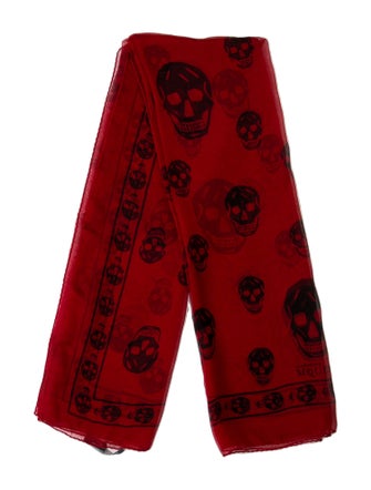 Alexander McQueen Silk Skull Scarf
