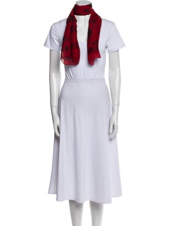 Alexander McQueen Silk Skull Scarf