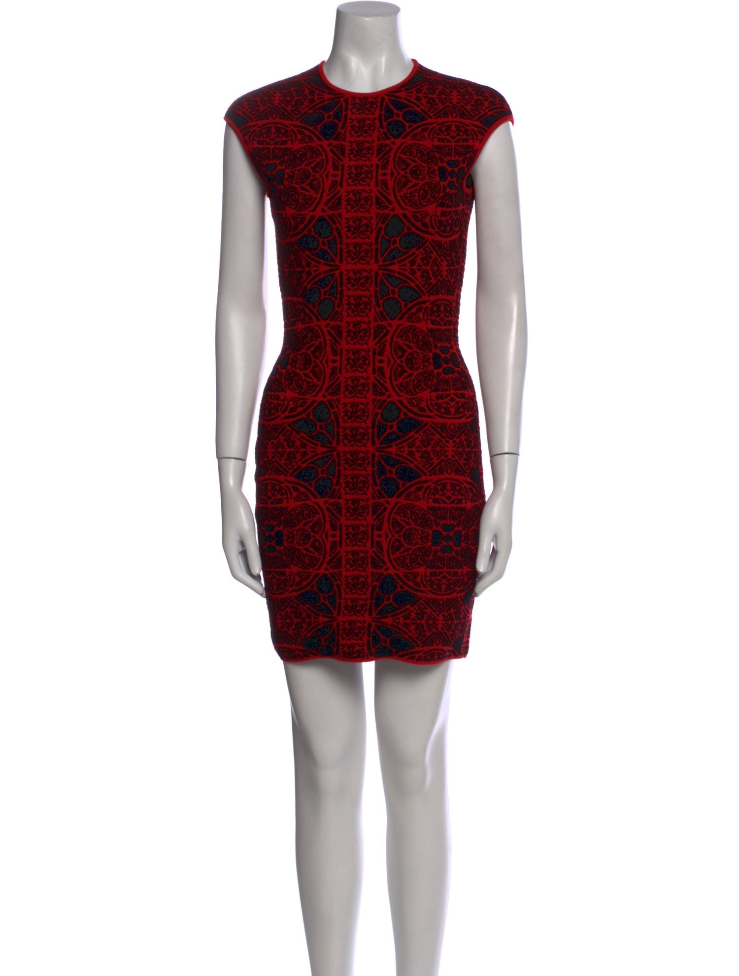 Alexander McQueen Wool Mini Dress