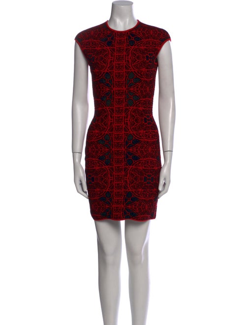 Alexander McQueen Wool Mini Dress