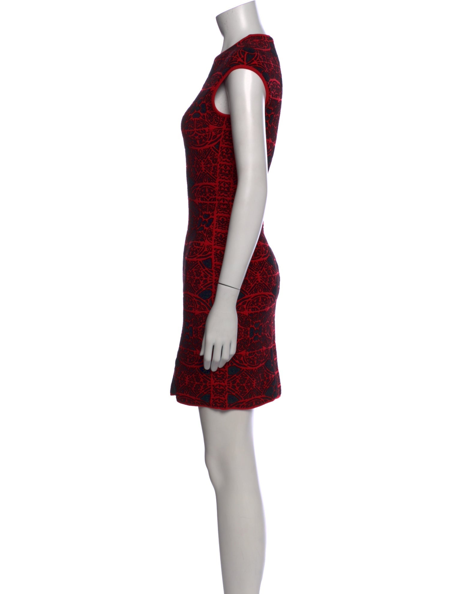 Alexander McQueen Wool Mini Dress