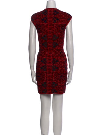 Alexander McQueen Wool Mini Dress
