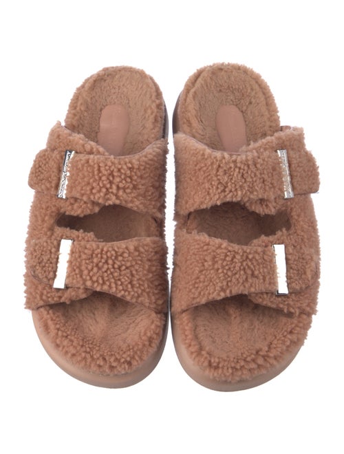 Alexander McQueen Shearling Slides