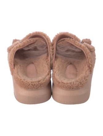 Alexander McQueen Shearling Slides