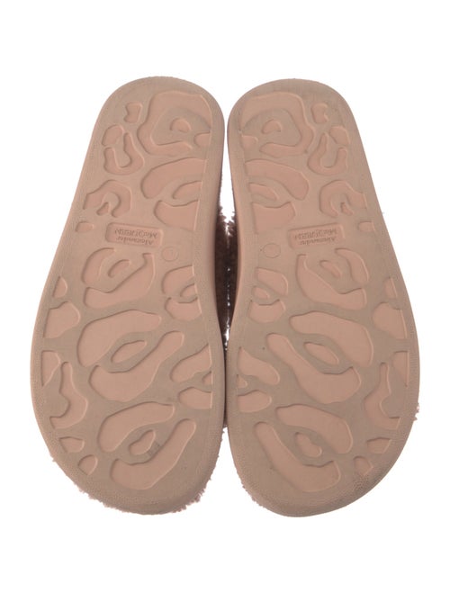 Alexander McQueen Shearling Slides