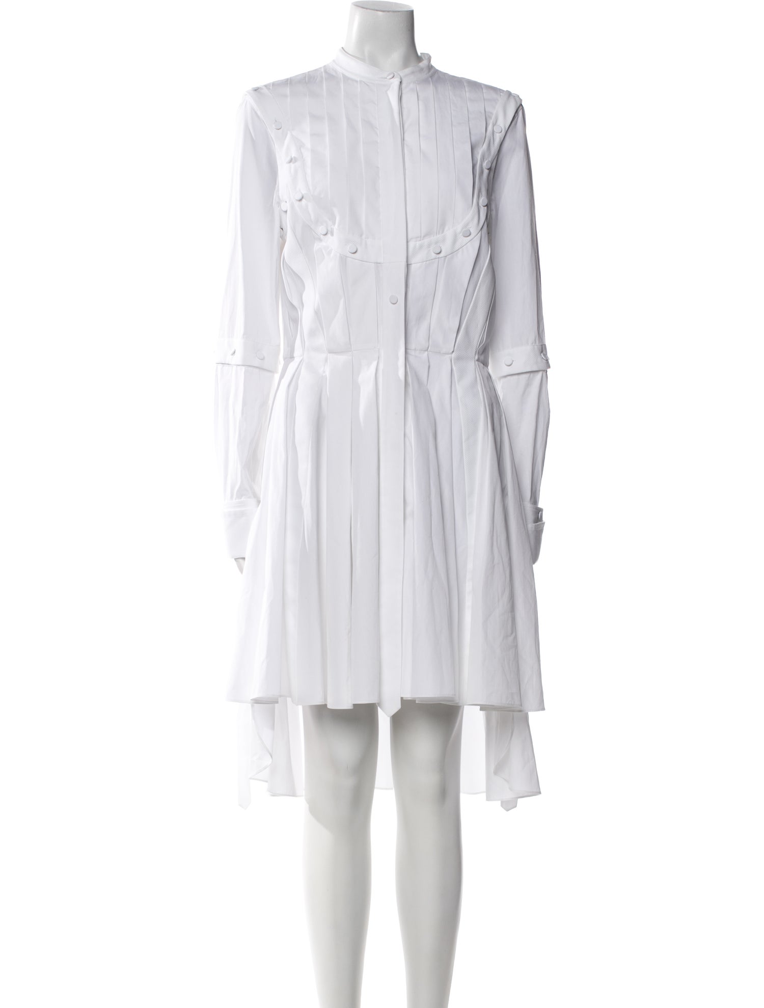 Alexander McQueen Mock Neck Mini Dress