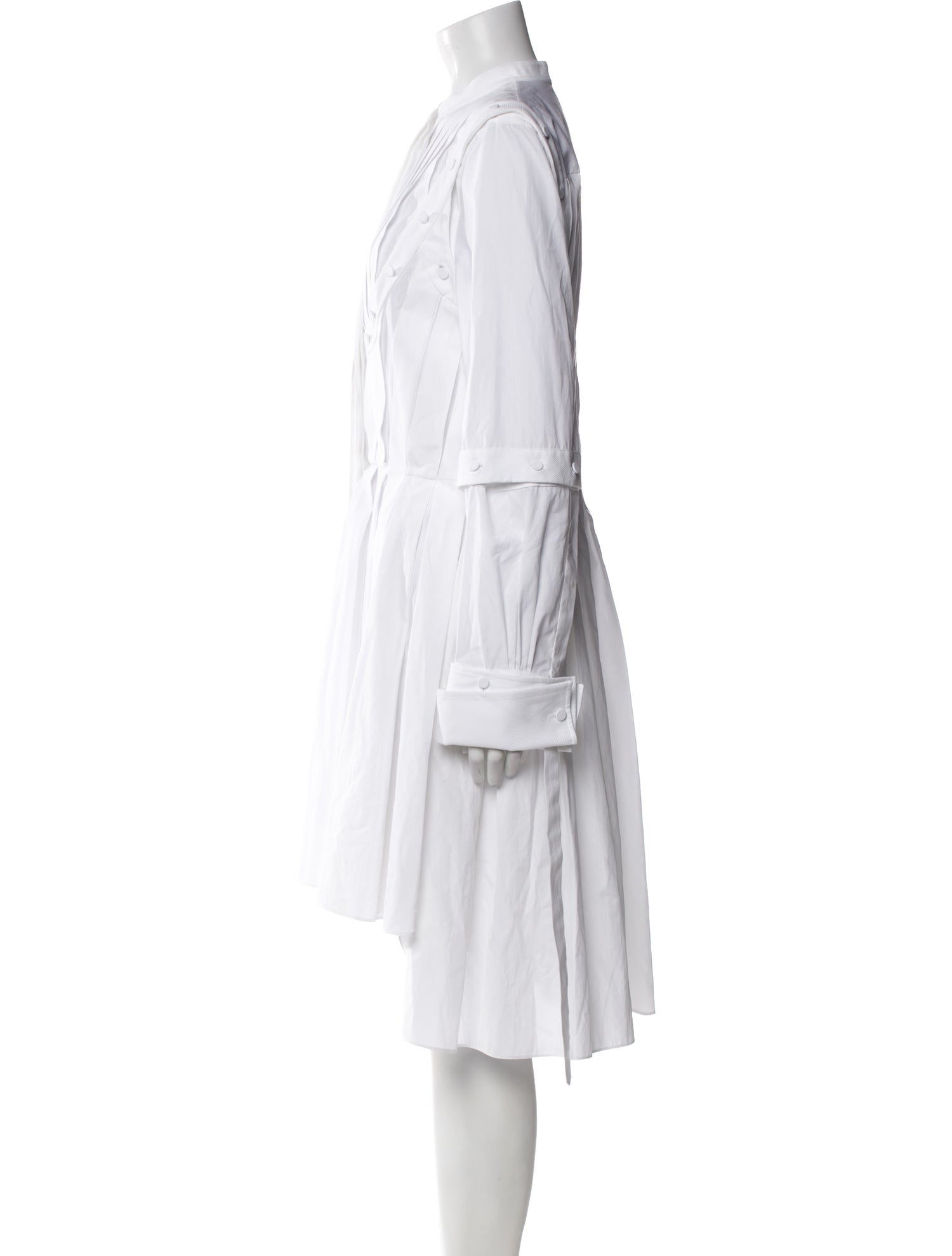 Alexander McQueen Mock Neck Mini Dress