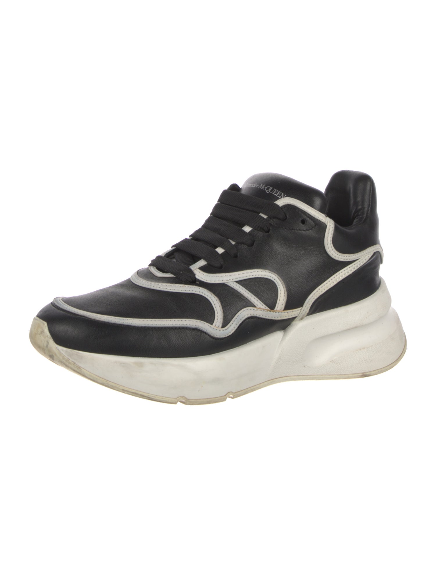Alexander McQueen Leather Athletic Sneakers