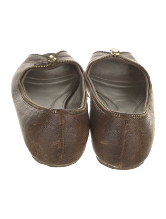 Alexander McQueen Skull Leather Flats