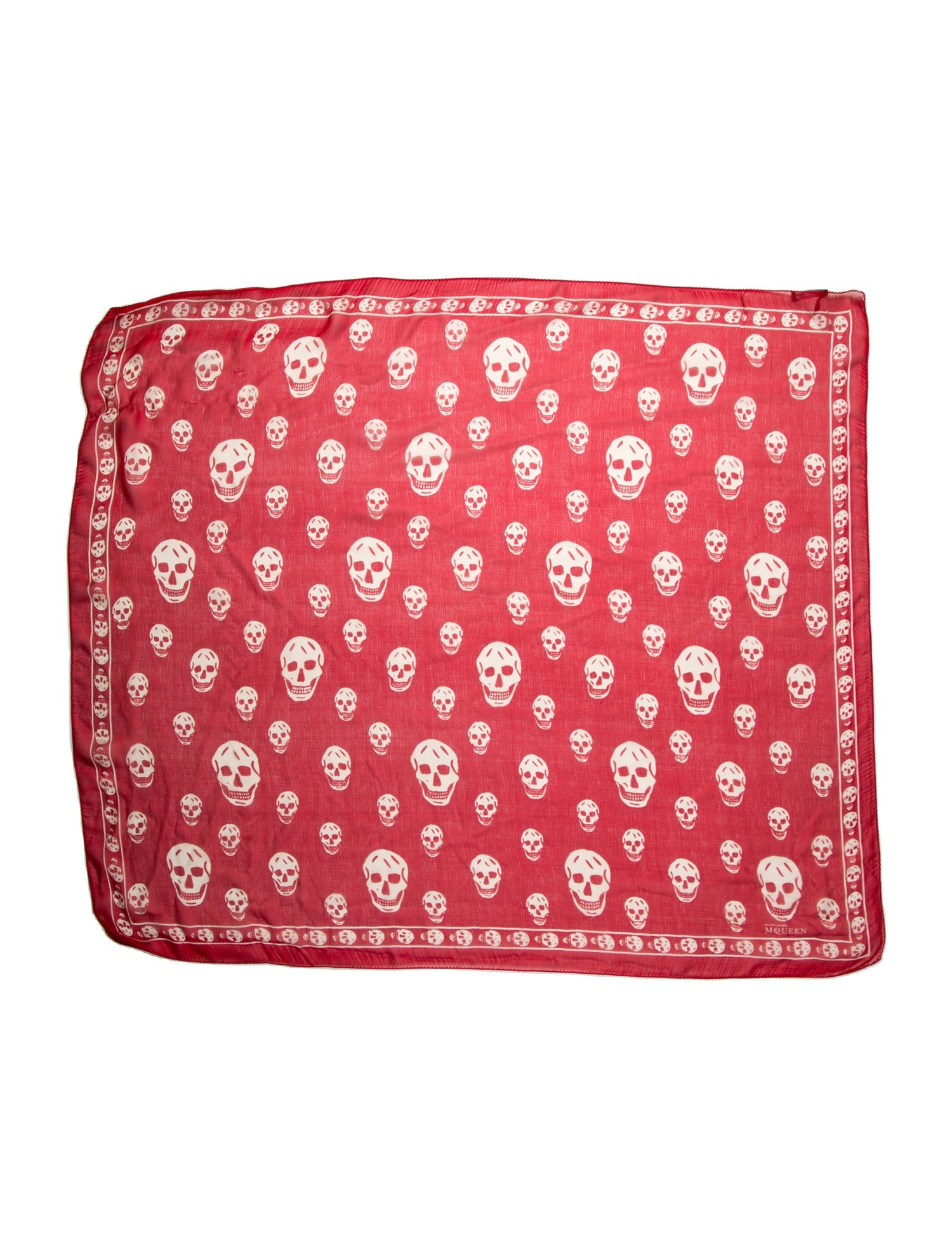 Alexander McQueen Silk Skull Scarf