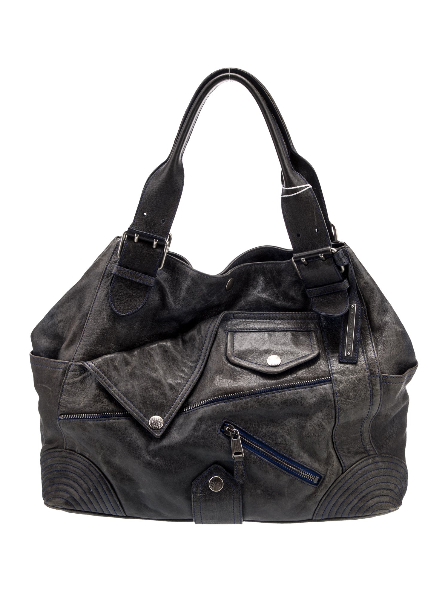 Alexander McQueen Leather Top Handle Bag