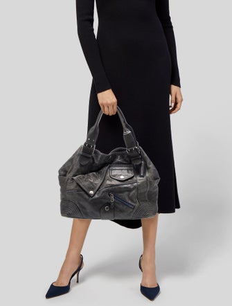 Alexander McQueen Leather Top Handle Bag