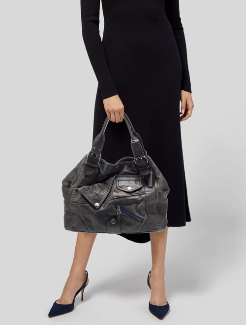 Alexander McQueen Leather Top Handle Bag