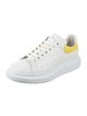 Alexander McQueen Leather Colorblock Pattern Sneakers