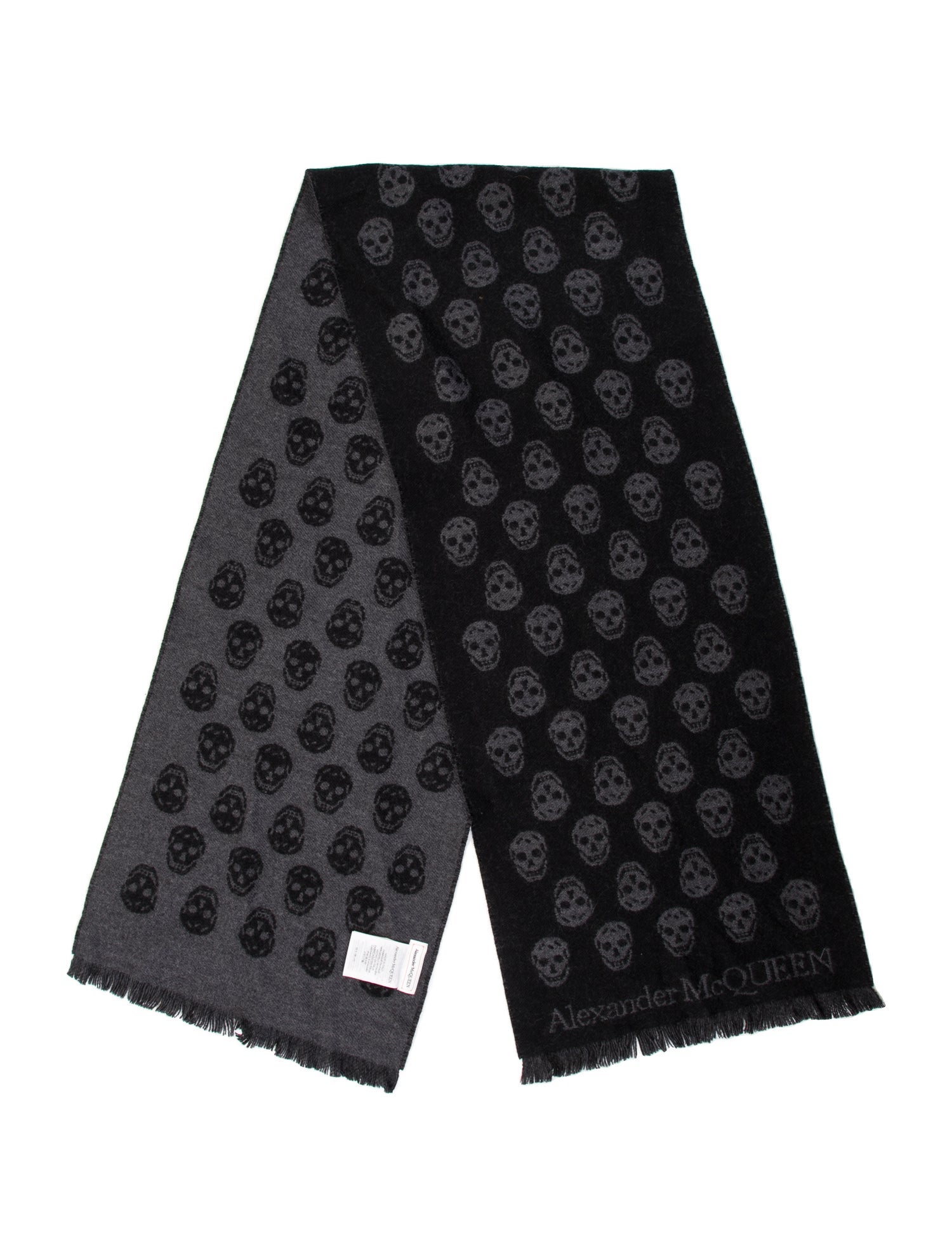 Alexander McQueen Wool Printed Scarf