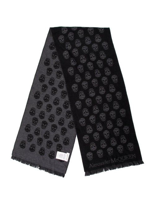 Alexander McQueen Wool Printed Scarf