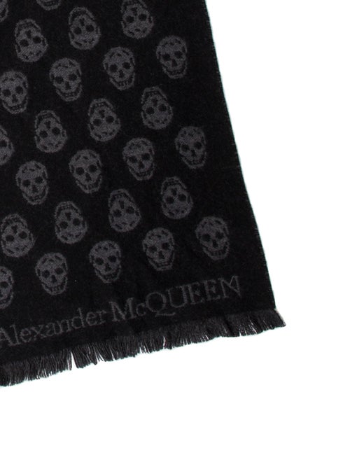 Alexander McQueen Wool Printed Scarf