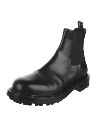 Alexander McQueen Leather Chelsea Boots