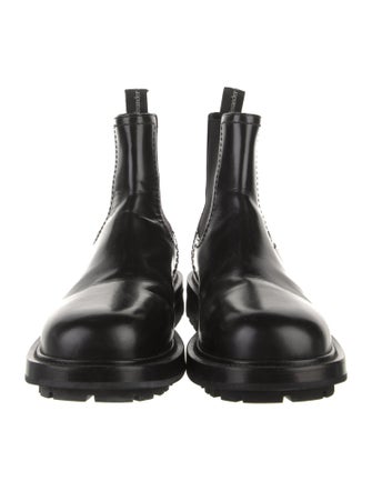 Alexander McQueen Leather Chelsea Boots