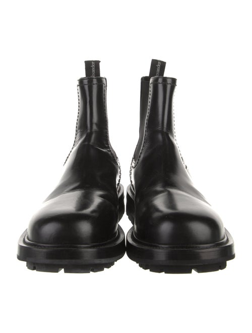 Alexander McQueen Leather Chelsea Boots
