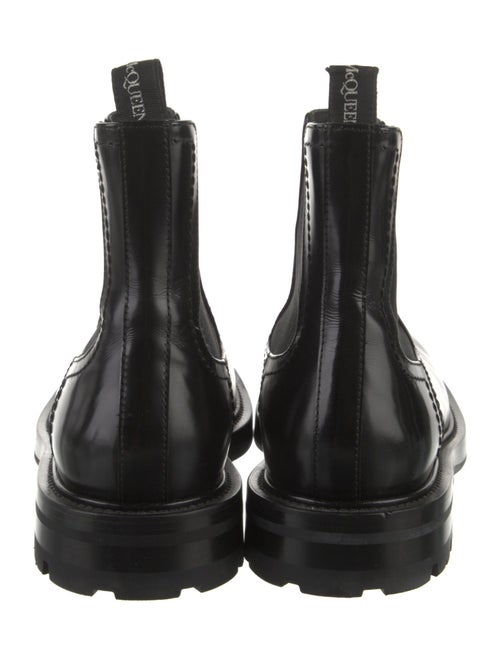 Alexander McQueen Leather Chelsea Boots