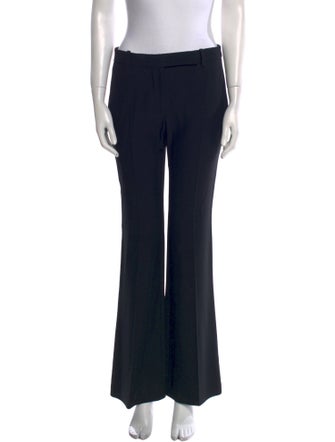 Alexander McQueen Virgin Wool Wide Leg Pants