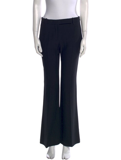 Alexander McQueen Virgin Wool Wide Leg Pants