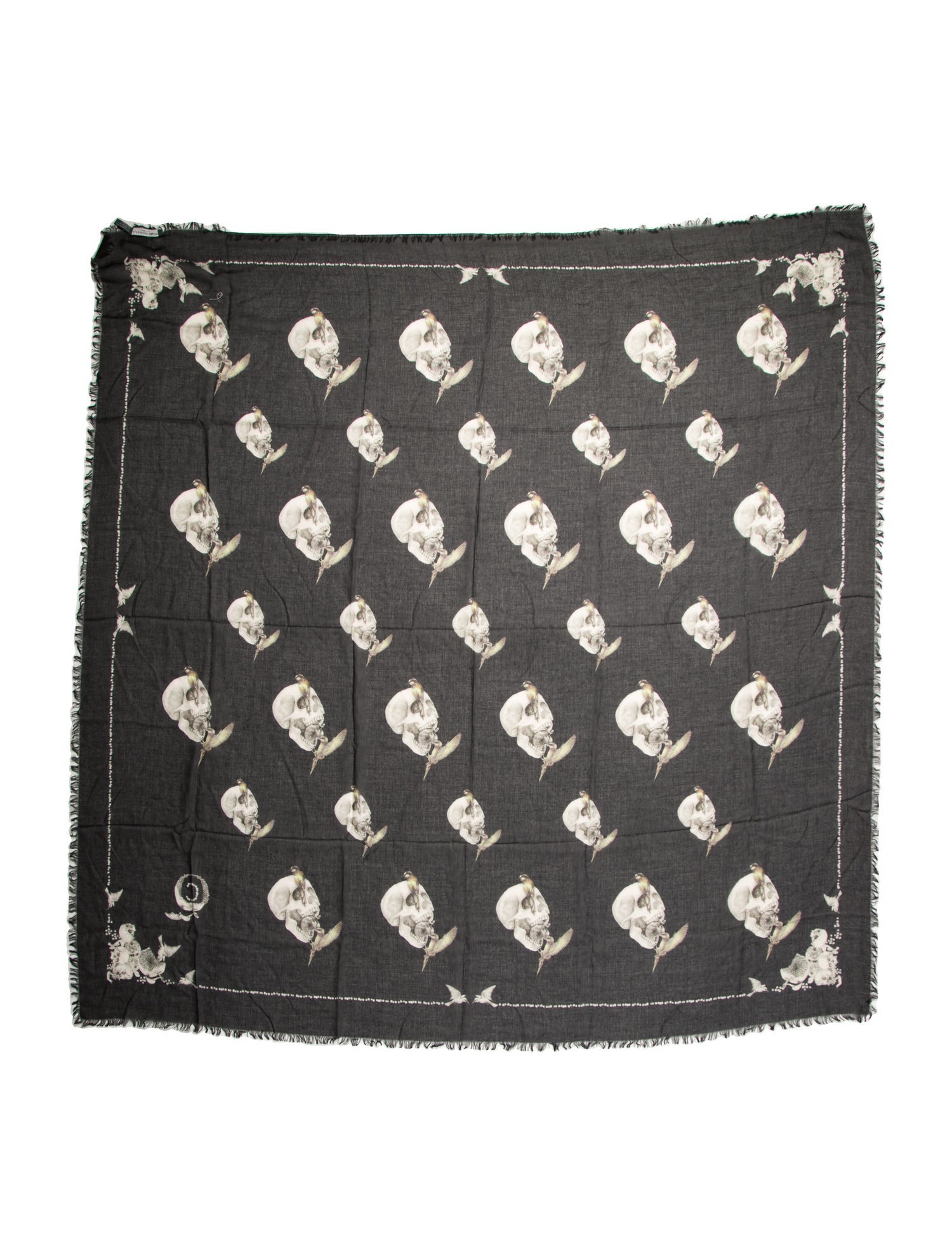 Alexander McQueen Skull Printed Scarf