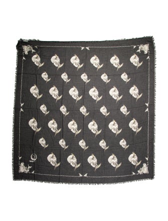 Alexander McQueen Skull Printed Scarf