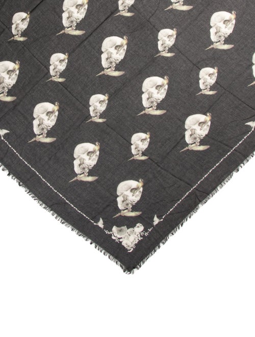 Alexander McQueen Skull Printed Scarf