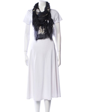 Alexander McQueen Skull Printed Scarf