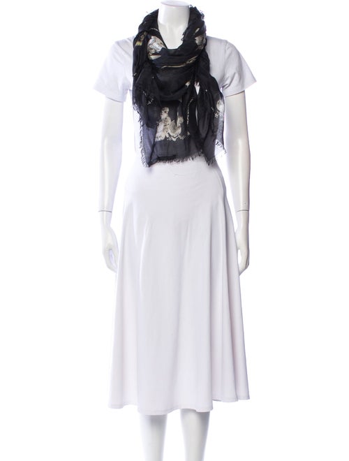 Alexander McQueen Skull Printed Scarf