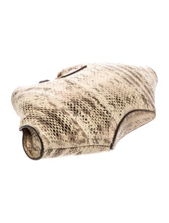 Alexander McQueen Snakeskin Clutch