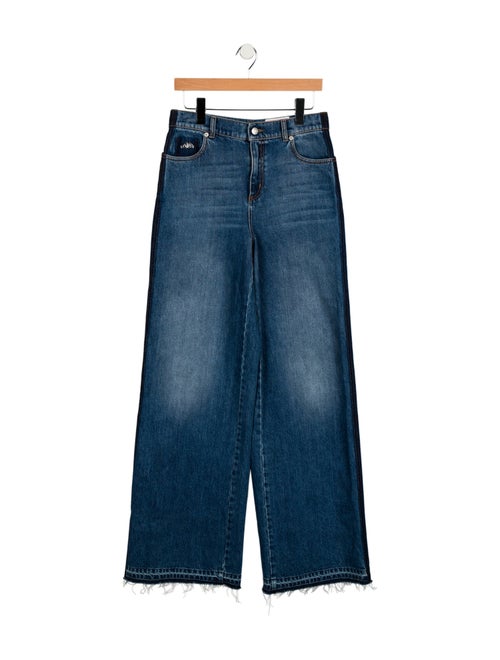 Alexander McQueen High-Rise Wide Leg Jeans