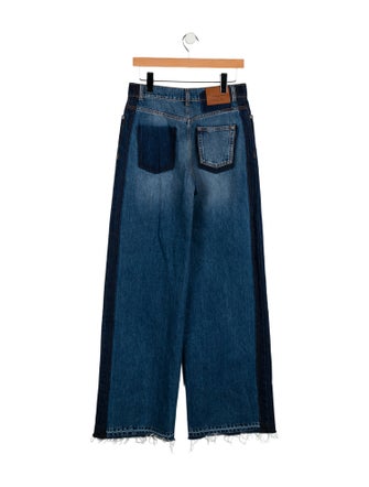 Alexander McQueen High-Rise Wide Leg Jeans