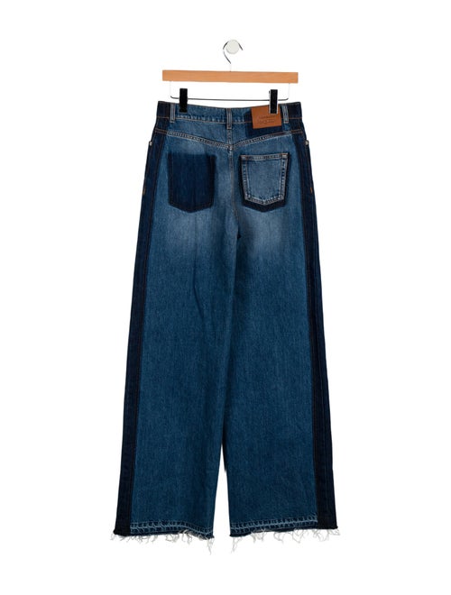 Alexander McQueen High-Rise Wide Leg Jeans