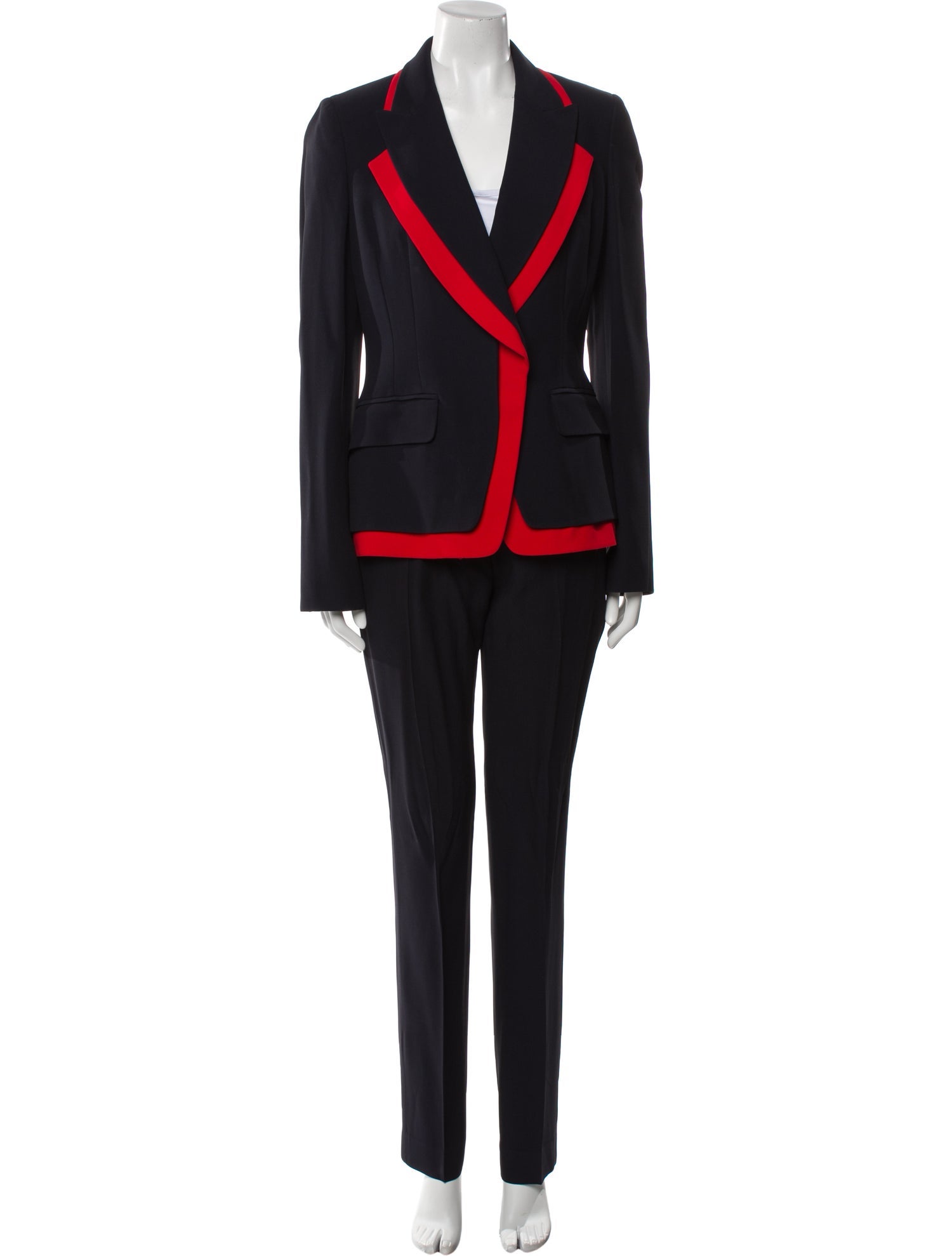 Alexander McQueen 2015 Virgin Wool Pantsuit
