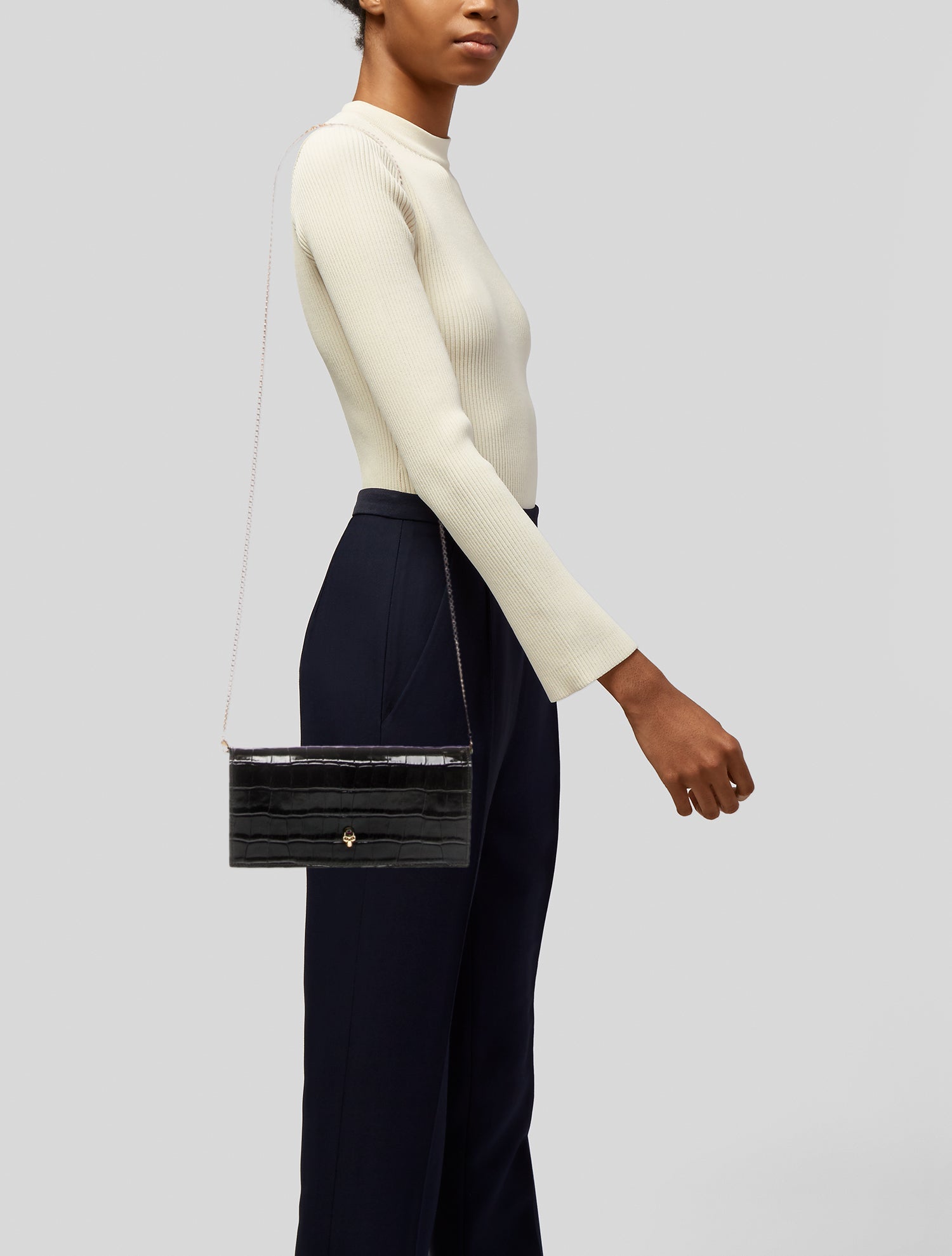 Alexander McQueen Skull Clutch