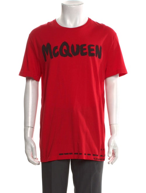 Alexander McQueen Graphic Print Crew Neck T-Shirt