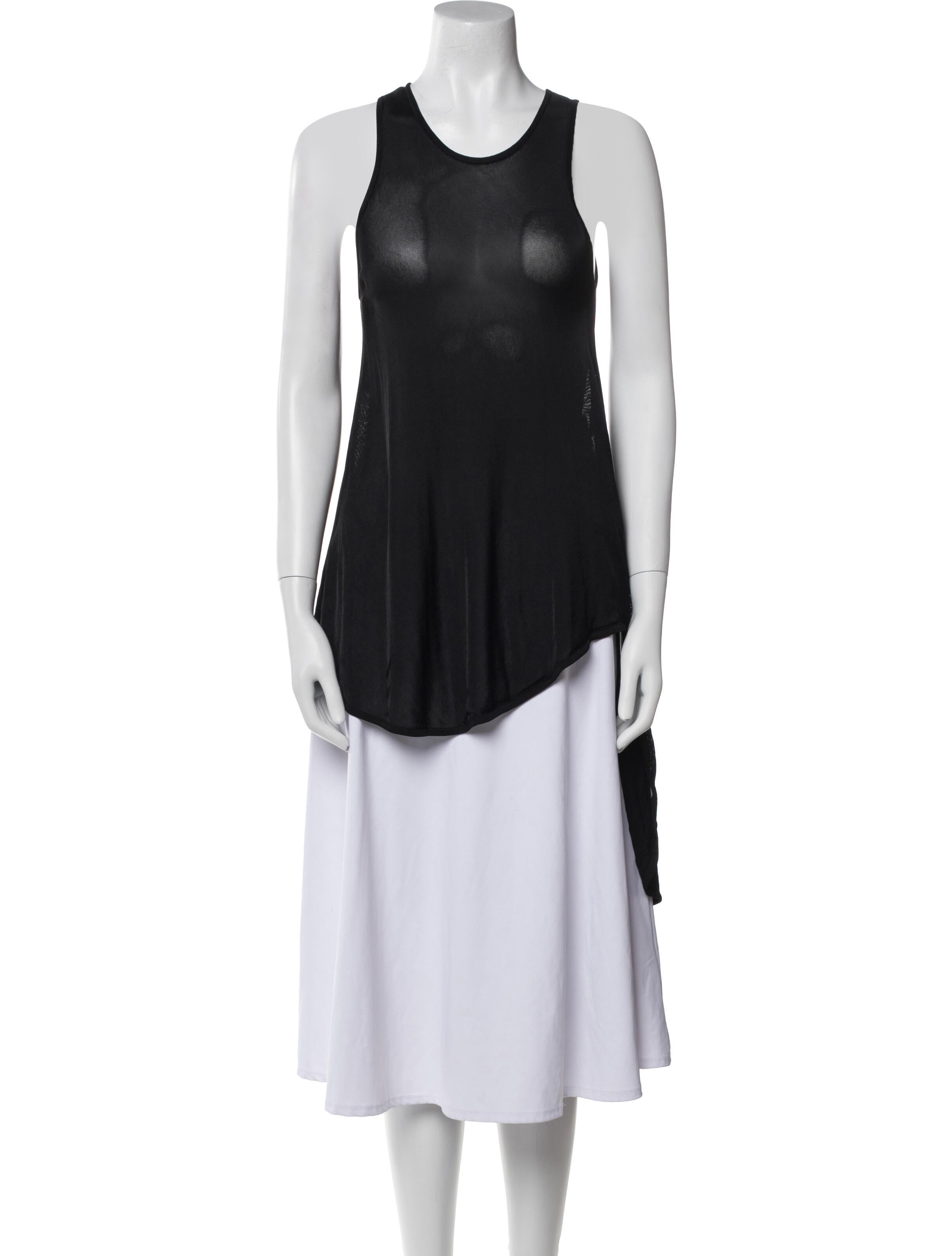 Alexander McQueen Scoop Neck Sleeveless Tunic