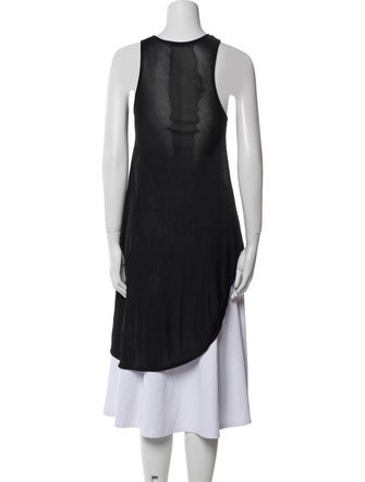 Alexander McQueen Scoop Neck Sleeveless Tunic