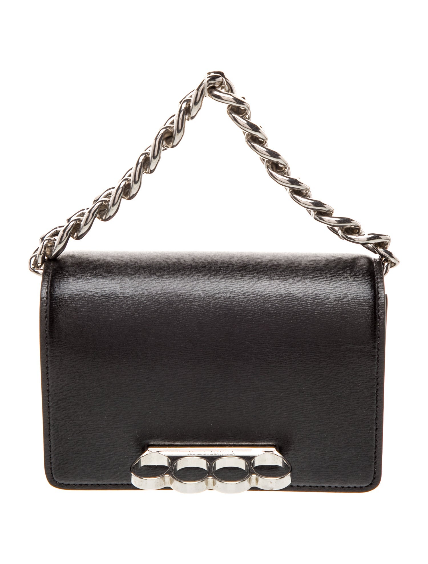 Alexander McQueen Leather Top Handle Bag