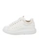 Alexander McQueen Leather Fur Trim Sneakers