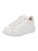 Alexander McQueen Leather Fur Trim Sneakers