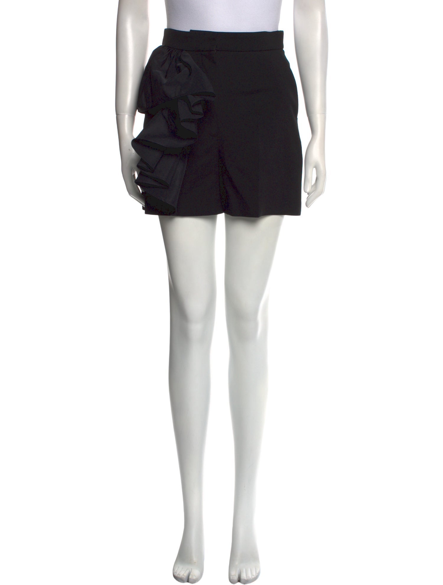 Alexander McQueen Wool Mini Shorts